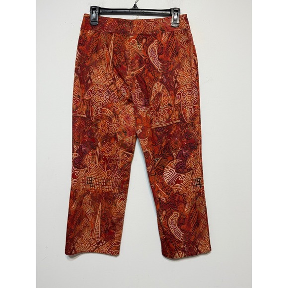 Set of Chicos Size 0 Vacation Ready Tropical Pants Women Small Boho Countryside - Picture 5 of 11